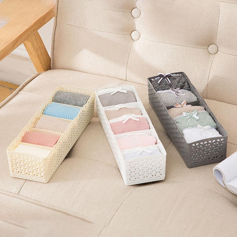 Plastic Socks Storage Box Hollow-out Durable Underwear Organizer Lightweight Desk Holder Grey
Plastic Socks Storage Box Hollow-out Durable Underwear Organizer Lightweight Desk Holder Grey