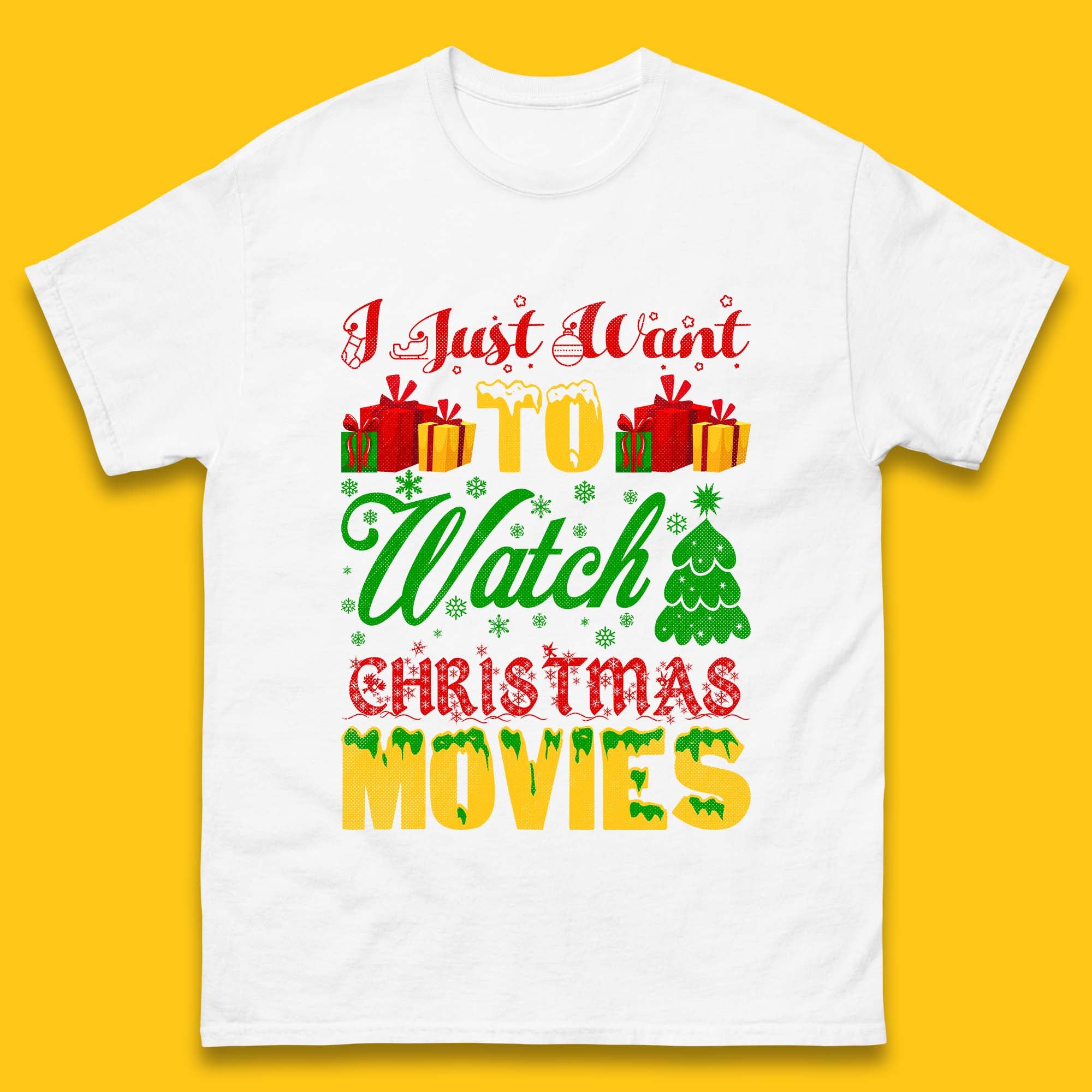 I Just Want To Watch Christmas Movies Mens T Shirt Womens Tops Tees XL
I Just Want To Watch Christmas Movies Mens T Shirt Womens Tops Tees XL