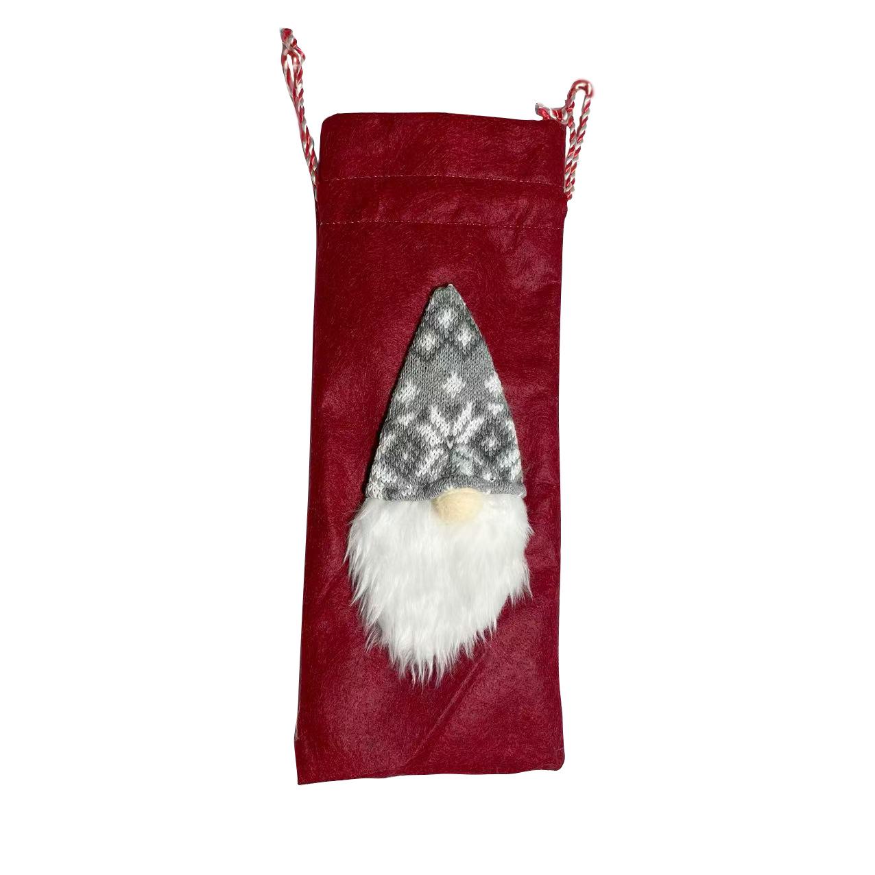 Nordic Faceless Old Man Christmas Wine Bottle and Champagne Cover Bag Set
Nordic Faceless Old Man Christmas Wine Bottle and Champagne Cover Bag Set