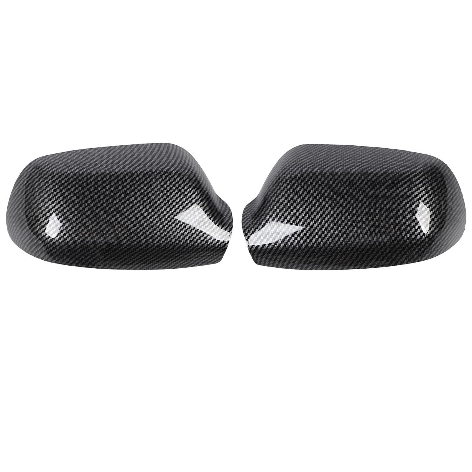 1 Pair Carbon Fiber Style Mirror Cover Plastic Weather Resistant Left Right Exterior Rearview
1 Pair Carbon Fiber Style Mirror Cover Plastic Weather Resistant Left Right Exterior Rearview