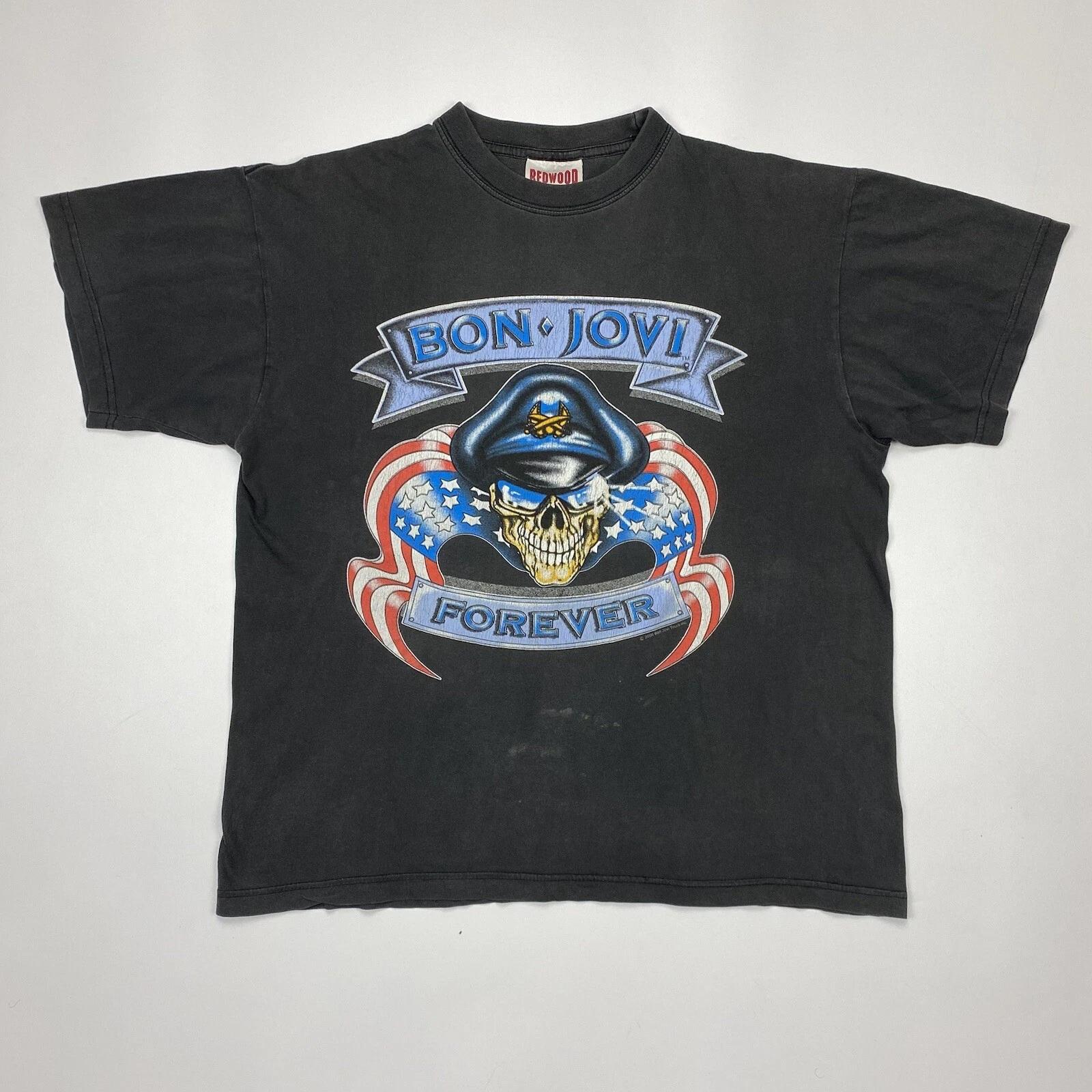 Винтажная футболка Bon Jovi Forever Euro Crush Tour 2000 года Redwood Размер M 2XL
Винтажная футболка Bon Jovi Forever Euro Crush Tour 2000 года Redwood Размер M 2XL