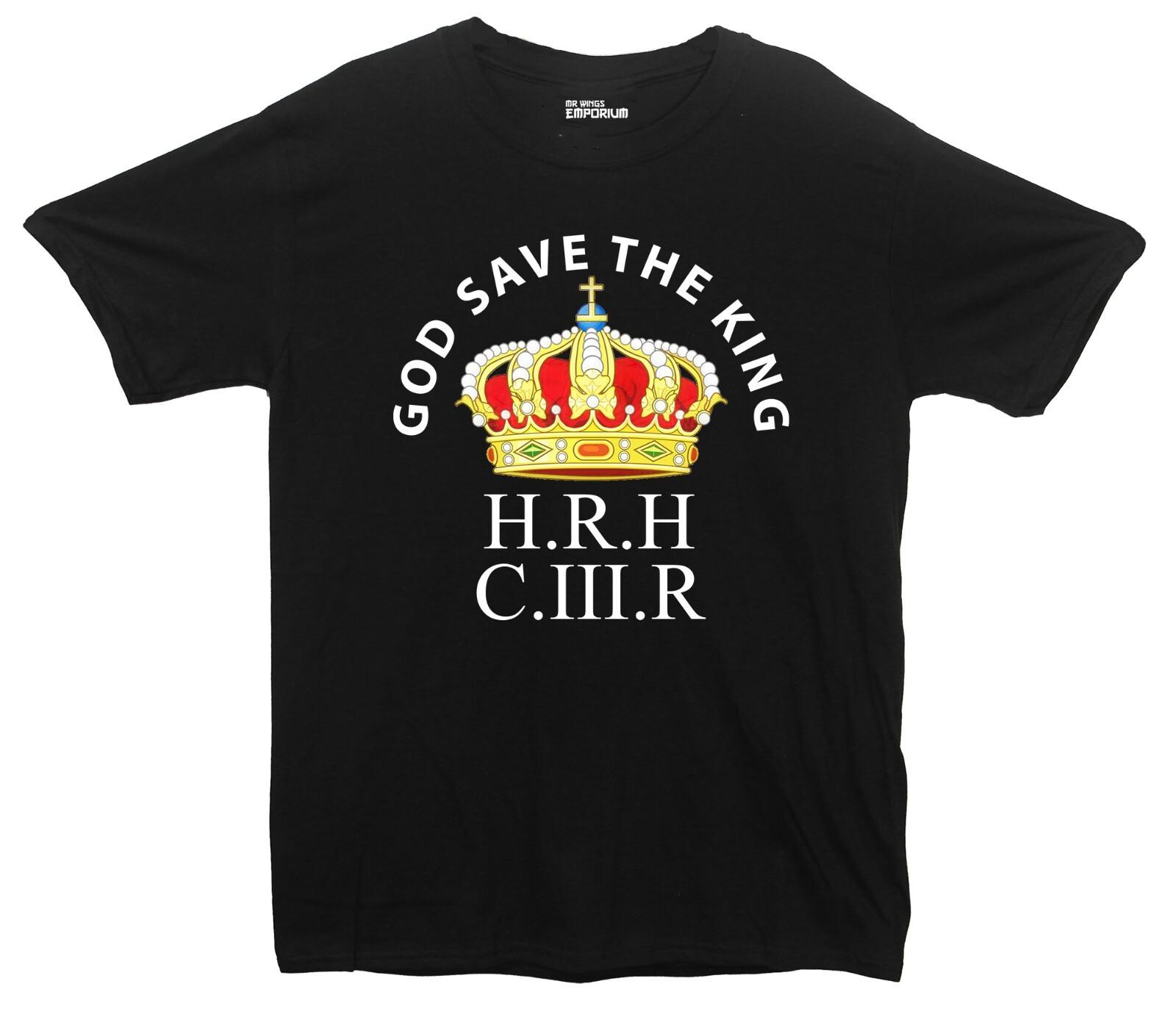 God Save The King H.R.H C.III.R Coronation With a Crown Printed T-Shirt 5XL різнокольоровий
God Save The King H.R.H C.III.R Coronation With a Crown Printed T-Shirt 5XL різнокольоровий
