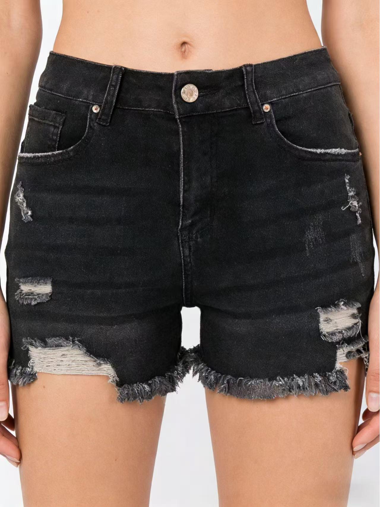 Trendy European-American High-Waisted Slimming Ripped Jeans for Women Extra Extra Large чорний
Trendy European-American High-Waisted Slimming Ripped Jeans for Women Extra Extra Large чорний
