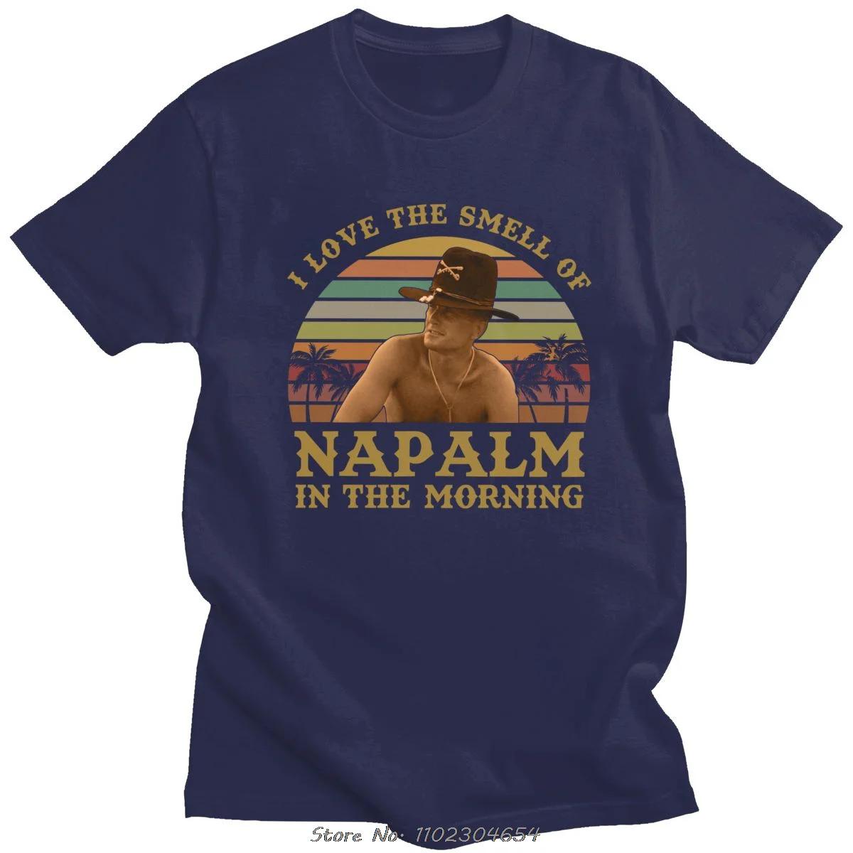 Unisex Short Sleeved Cotton Apocalypse Now T-shirr Bill Kilgore Tee Tops Vintage I Love The Smell Of Napalm In The Morning T Shirt 4XL
Unisex Short Sleeved Cotton Apocalypse Now T-shirr Bill Kilgore Tee Tops Vintage I Love The Smell Of Napalm In The Morning T Shirt 4XL
