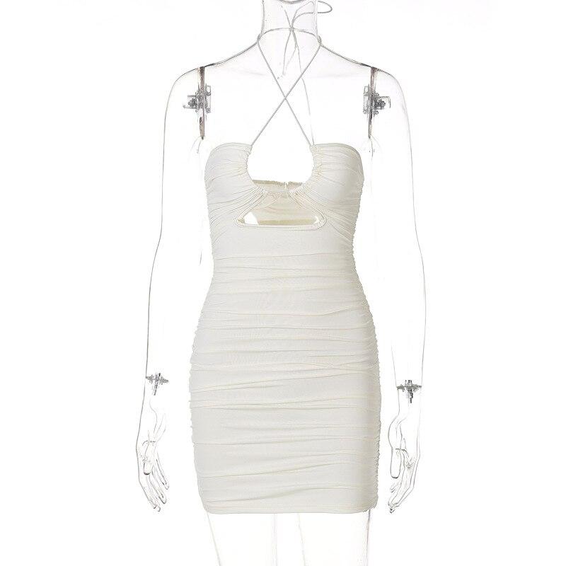 2022 летнее однотонное платье с открытой спиной на шее Y2K, модное мини-платье без рукавов, женское сексуальное Клубное вечернее платье, облегающая одежда L жёлтый
2022 летнее однотонное платье с открытой спиной на шее Y2K, модное мини-платье без рукавов, женское сексуальное Клубное вечернее платье, облегающая одежда L жёлтый