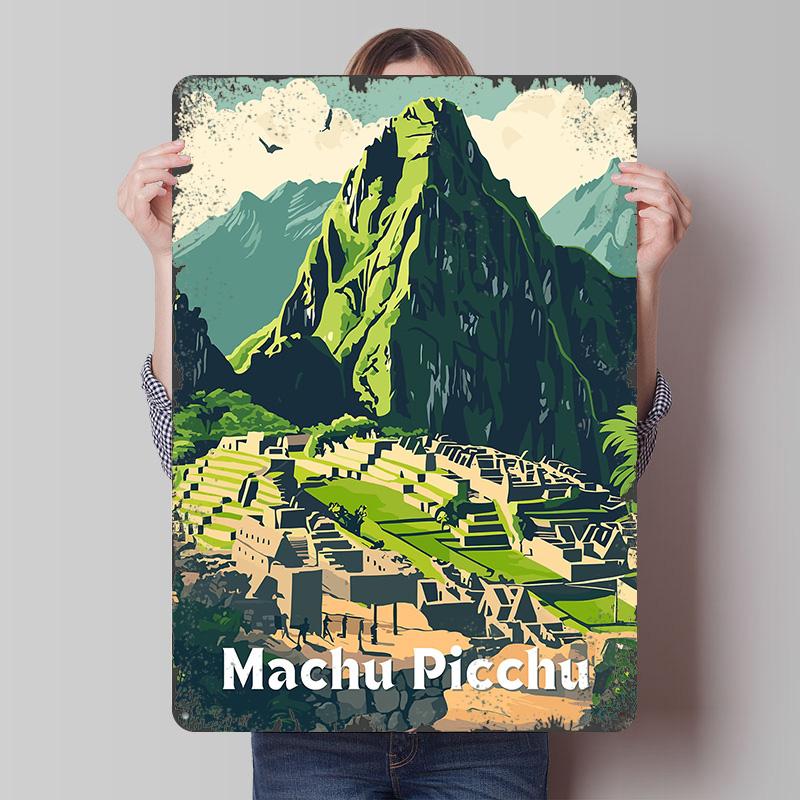 Machu Picchu Travel Poster Customized Wall Art Vintage Metal Signs Retro Tin Plaque for Man Cave Interior Decoration Living Room 7.9x11.8In(20x30cm)
Machu Picchu Travel Poster Customized Wall Art Vintage Metal Signs Retro Tin Plaque for Man Cave Interior Decoration Living Room 7.9x11.8In(20x30cm)