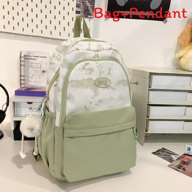 National Style Backpack For Girls With Nylon And Laptop Storage For School And Travel Green Small
National Style Backpack For Girls With Nylon And Laptop Storage For School And Travel Green Small