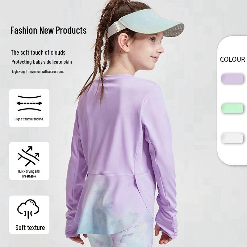 2025 Spring/Summer Girls Quick-Dry Yoga T-Shirt - Long Sleeve, Soft, High Elastic, Sporty 160 cm
2025 Spring/Summer Girls Quick-Dry Yoga T-Shirt - Long Sleeve, Soft, High Elastic, Sporty 160 cm