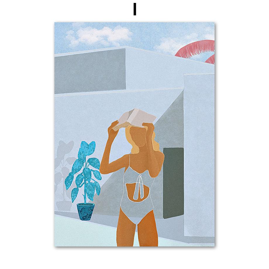 Бохо женщина читать Марокко пляжный купальник поза абстрактный плакат на скандинавскую тему настенный художественный принт холст картины для декора гостиной 21x30cm No Framed
Бохо женщина читать Марокко пляжный купальник поза абстрактный плакат на скандинавскую тему настенный художественный принт холст картины для декора гостиной 21x30cm No Framed