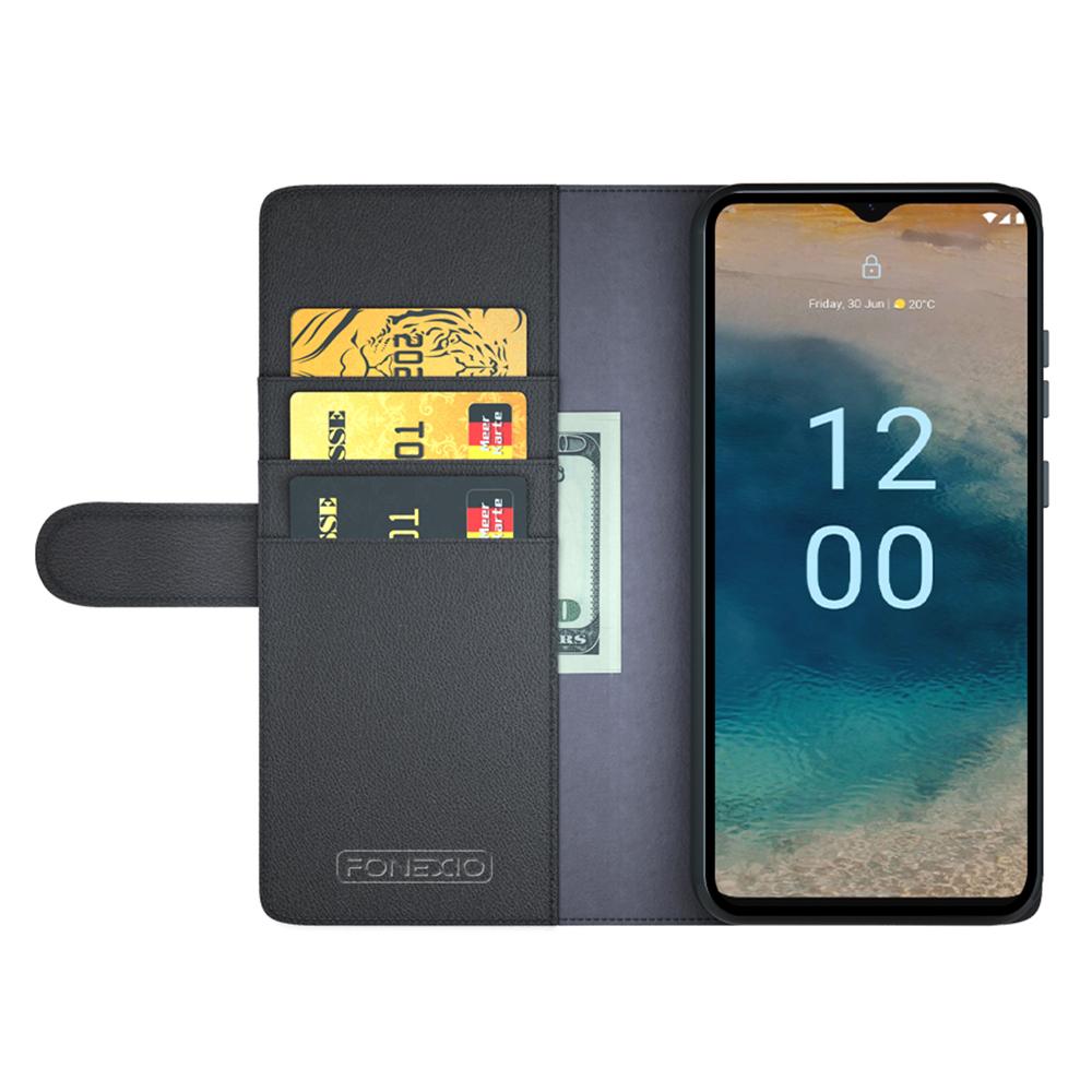 For Nokia G22 4G Genuine Cow Leather Wallet Phone Case Folding Stand Protective Cover Black
For Nokia G22 4G Genuine Cow Leather Wallet Phone Case Folding Stand Protective Cover Black