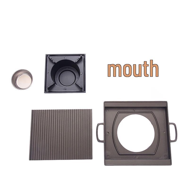 ZISIZ Square Aluminum Smokeless Striped Grill Pan
ZISIZ Square Aluminum Smokeless Striped Grill Pan