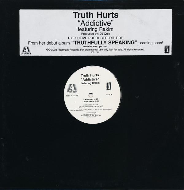 12inch Record TRUTH HURTS, RAKIM - Addictive INTR107211 Aftermath Enter 2002 US Rap & Hip-Hop/R&B Used
12inch Record TRUTH HURTS, RAKIM - Addictive INTR107211 Aftermath Enter 2002 US Rap & Hip-Hop/R&B Used