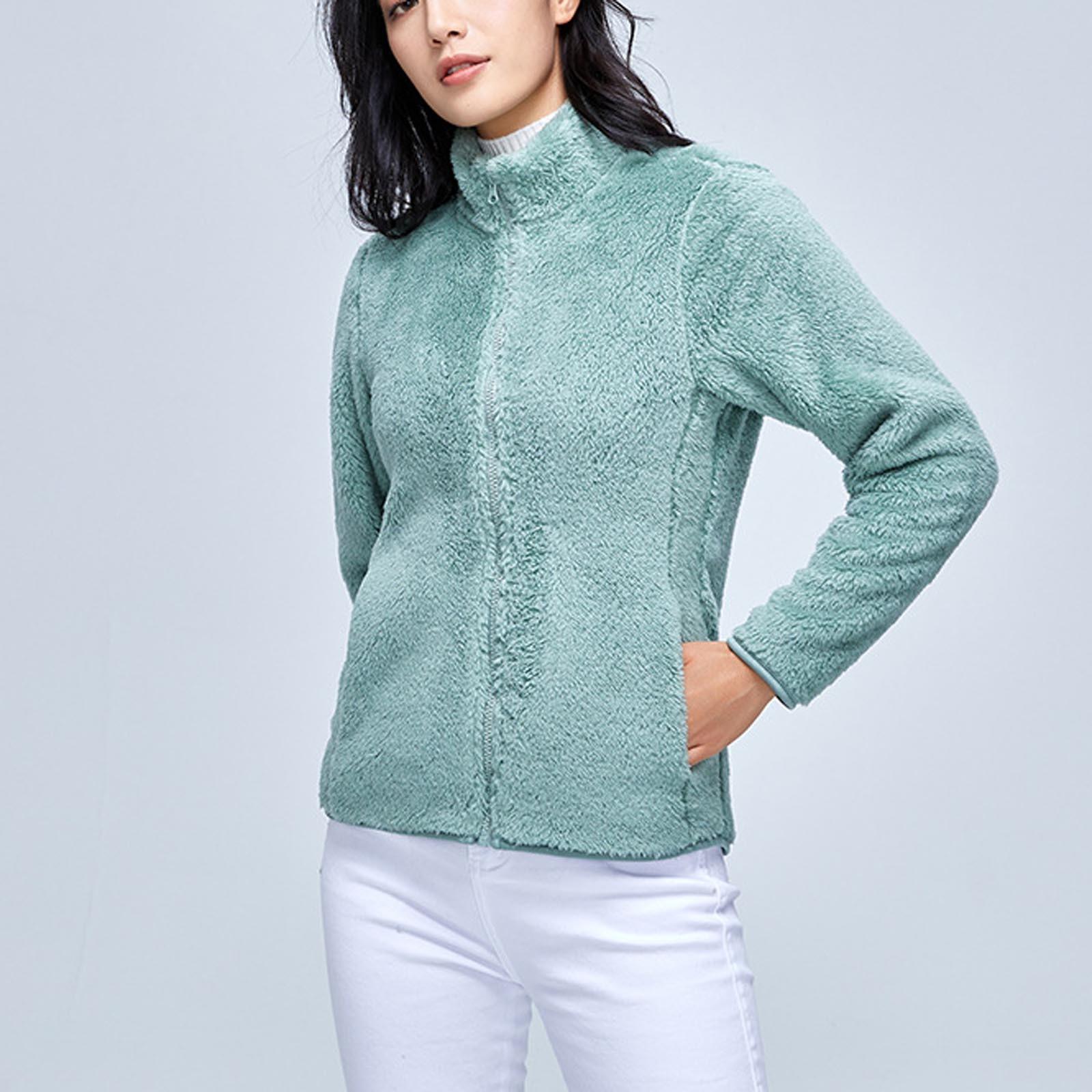 Тепле двостороннє плюшеве пальто з однотонного флісу Жіноче потовщене пальто L зелений
Тепле двостороннє плюшеве пальто з однотонного флісу Жіноче потовщене пальто L зелений