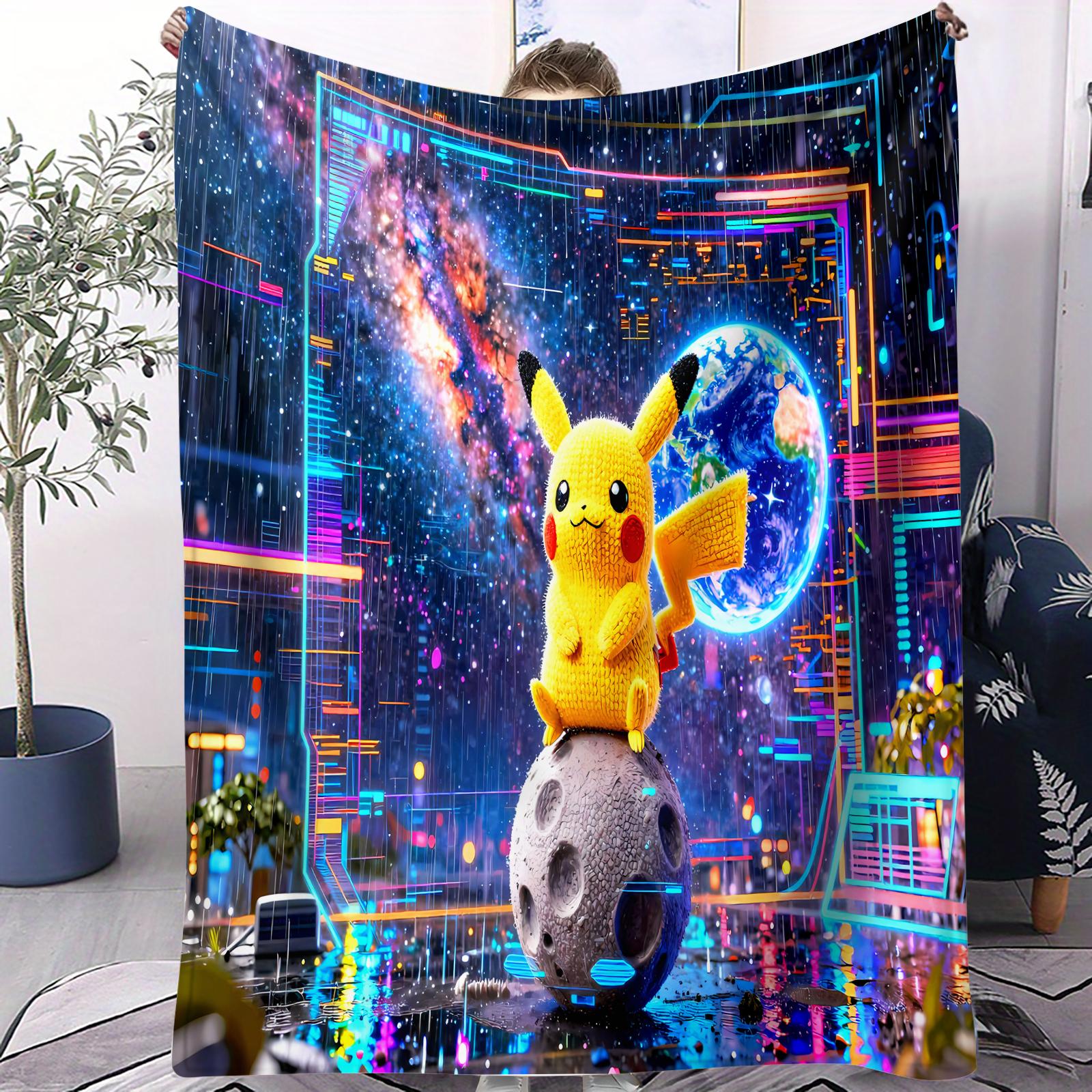 Premium Pokemon Pikachu Anime Sci Fi Design Hairy Small Cover Blanket All Seasons Warm Mat For Sofa Bed Camping Birthday Gift 70x100cm
Premium Pokemon Pikachu Anime Sci Fi Design Hairy Small Cover Blanket All Seasons Warm Mat For Sofa Bed Camping Birthday Gift 70x100cm