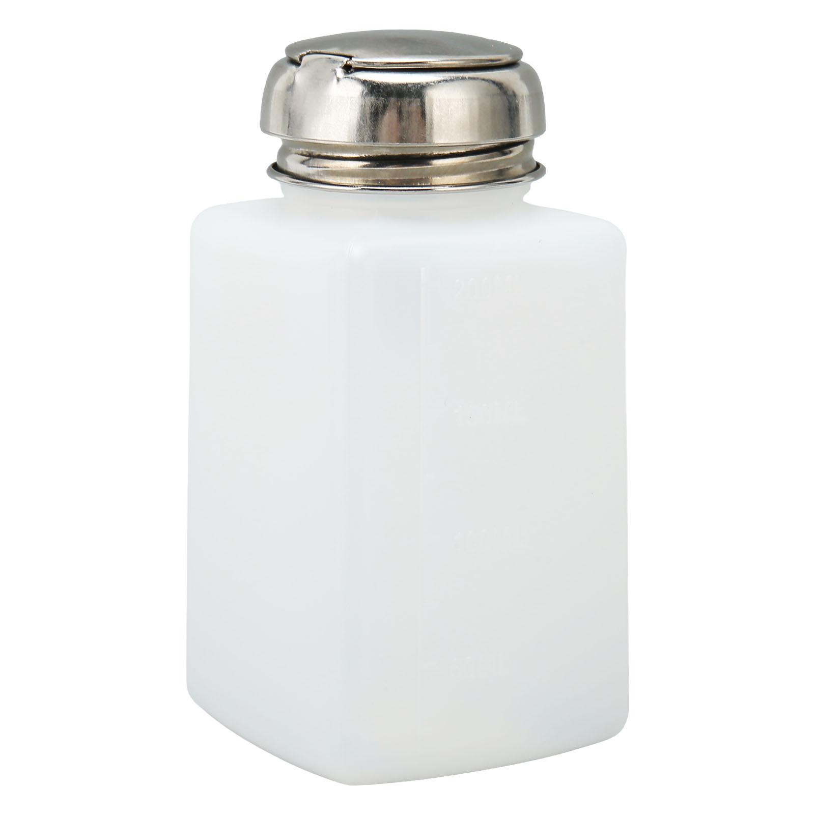 Push Down Empty Pump Dispenser Lockable Liquid Pumping Bottle for Nail Polish Makeup Remover 200ml
Push Down Empty Pump Dispenser Lockable Liquid Pumping Bottle for Nail Polish Makeup Remover 200ml