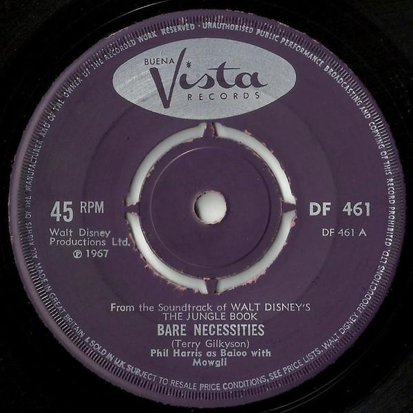 7inch Record LOUIS PRIMA & PHIL HARRIS - Bare Necessities DF461 Buena Vista Rec 1967 UK Jazz Used
7inch Record LOUIS PRIMA & PHIL HARRIS - Bare Necessities DF461 Buena Vista Rec 1967 UK Jazz Used