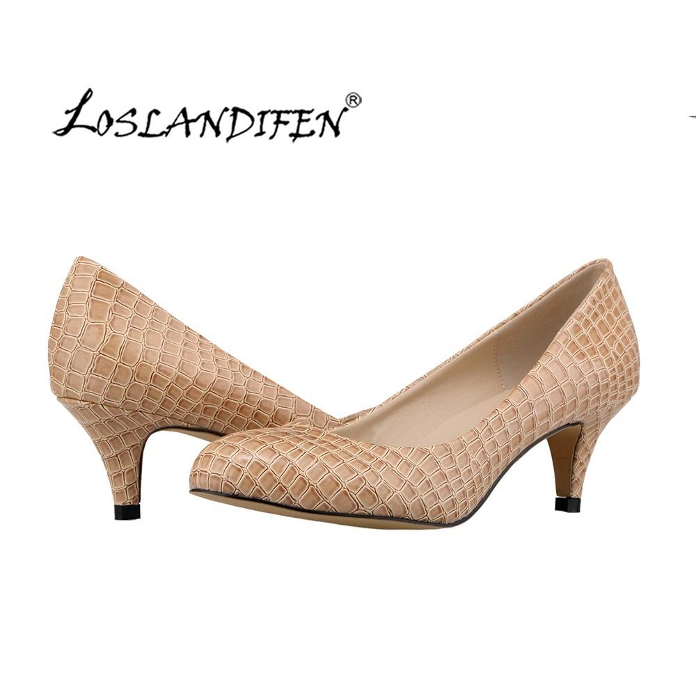 Loslandifen Women Pumps Spring Autumn New Styles Big Size Low Heels Fashion Sexy Round Toe Faux Crocodile Woman Office Shoes 35
Loslandifen Women Pumps Spring Autumn New Styles Big Size Low Heels Fashion Sexy Round Toe Faux Crocodile Woman Office Shoes 35