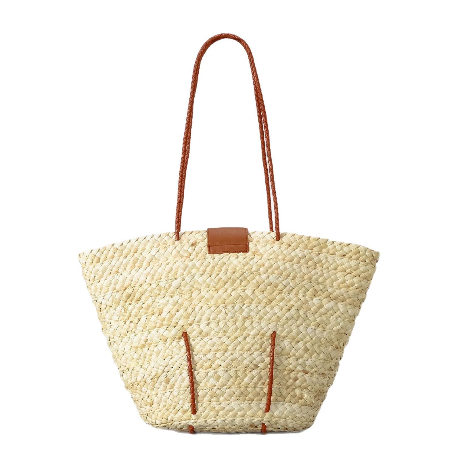 New Fashion Handheld Bag Large Capacity Women Shoulder Bags Straw Woven Handbags Hand-woven Tote Beach Bags Designer Brand Purse бежевый
New Fashion Handheld Bag Large Capacity Women Shoulder Bags Straw Woven Handbags Hand-woven Tote Beach Bags Designer Brand Purse бежевый
