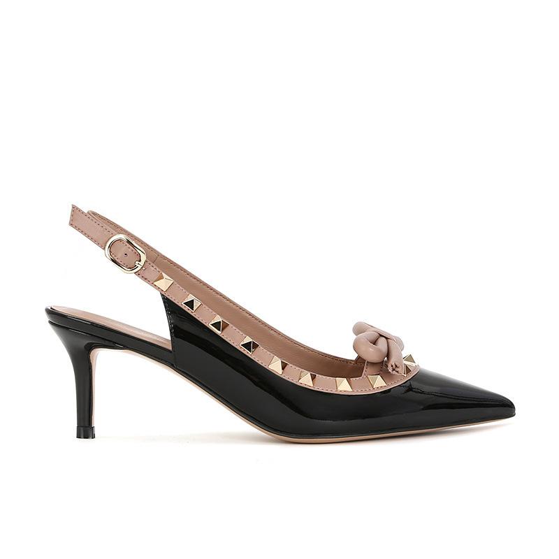 Sheepskin Su Yinyin, the same pointed shoes, bow, willow nails, stiletto, bag head, empty sandals, women s commuter shoes 34
Sheepskin Su Yinyin, the same pointed shoes, bow, willow nails, stiletto, bag head, empty sandals, women s commuter shoes 34