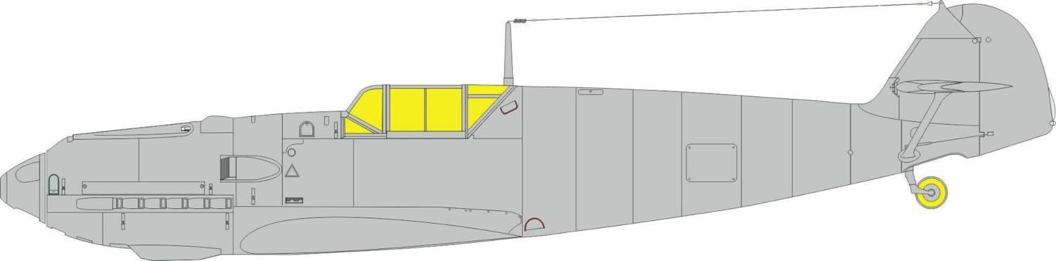 Eduard Painted Mask Seal Masking Seal for Plastic Model EDUJX333 1/32 Bf109F-4 T Face Double-sided (For Hasegawa) (Airplane)
Eduard Painted Mask Seal Masking Seal for Plastic Model EDUJX333 1/32 Bf109F-4 T Face Double-sided (For Hasegawa) (Airplane)