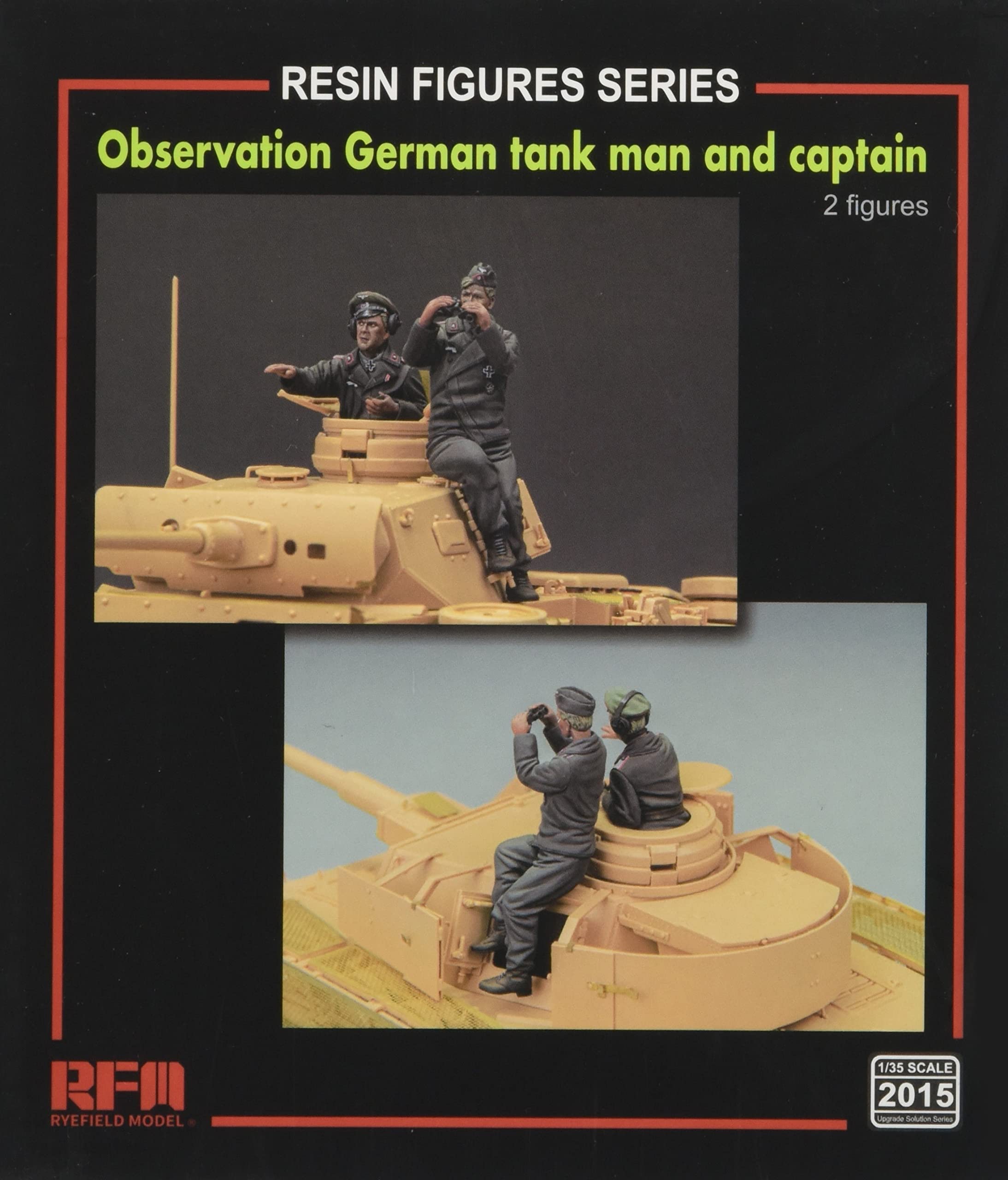 Ryefield Models German Army Tank Crew and Tank Commander Resin Figures Resin Kit RFM2015 1/35
Ryefield Models German Army Tank Crew and Tank Commander Resin Figures Resin Kit RFM2015 1/35