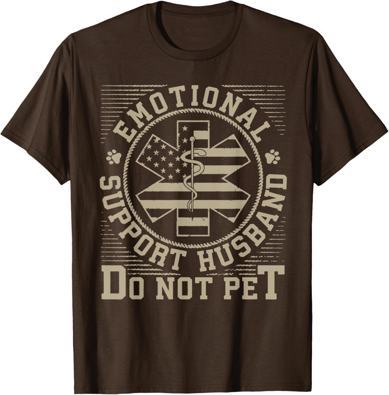 Emotional Support Husband Do Not Pet EMS Star TShirt Casual Mens Graphic Tee 4XL
Emotional Support Husband Do Not Pet EMS Star TShirt Casual Mens Graphic Tee 4XL