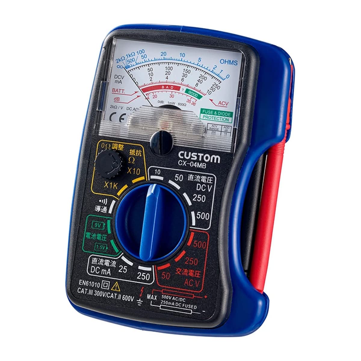 ELPA Analog Tester Voltage Electrical Tool LED Check Scale with Mirror Battery Level Check CX-04MB
ELPA Analog Tester Voltage Electrical Tool LED Check Scale with Mirror Battery Level Check CX-04MB