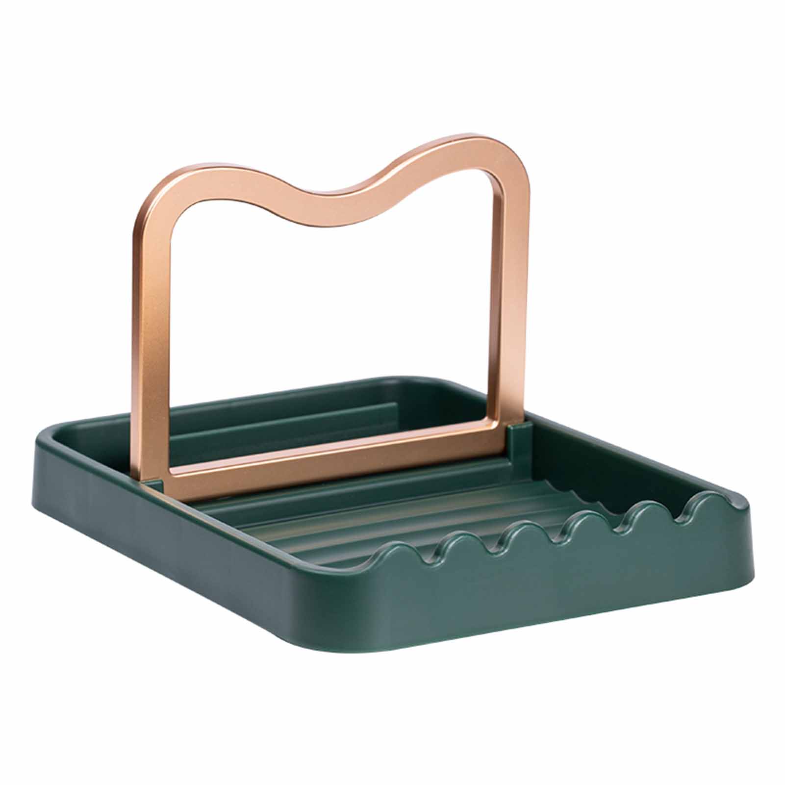 Spatula Rest Pot Lid Holder Plastic Multifunctional Countertop Spoon Pot Lid Rest for Kitchen
Spatula Rest Pot Lid Holder Plastic Multifunctional Countertop Spoon Pot Lid Rest for Kitchen