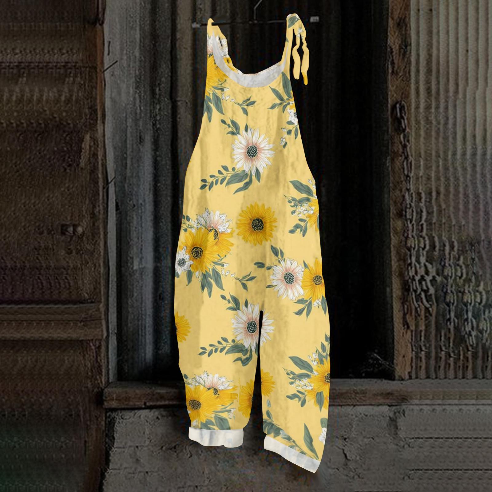 Women s Jumpsuit Print Casual Loose Vintage Shoulder Strap Cotton Linen XL жовтий
Women s Jumpsuit Print Casual Loose Vintage Shoulder Strap Cotton Linen XL жовтий