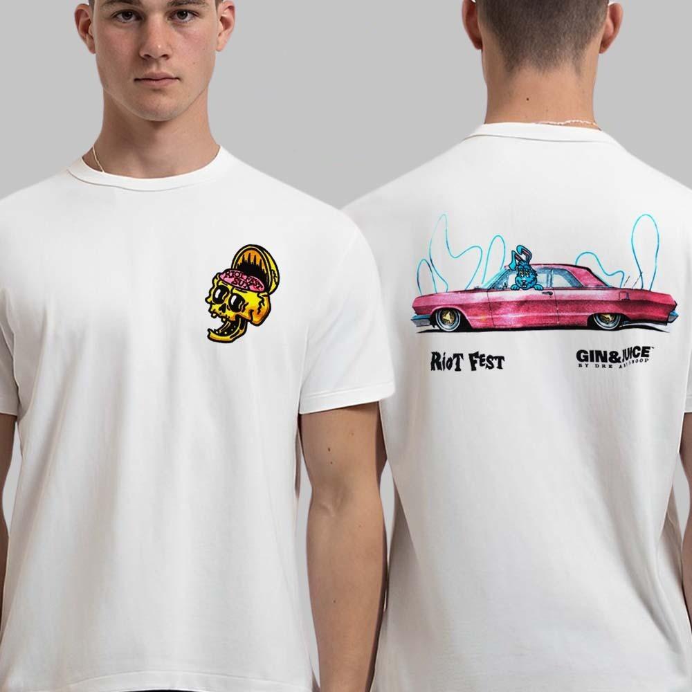 Riot Fest 2025 X Gin And Juice Collab T-Shirt 2XL
Riot Fest 2025 X Gin And Juice Collab T-Shirt 2XL