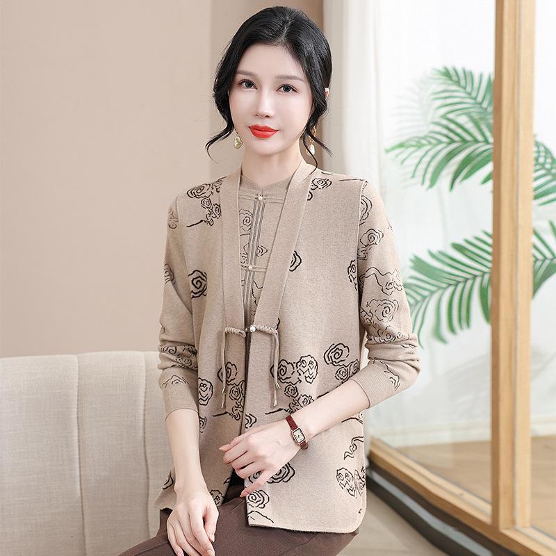2026 Stylish Spring Knit Cardigan Two-Piece Set for Middle-Aged Women - Ideal for Spring/Autumn 4XL (Recommended 67.5-75 kg) верблюд
2026 Stylish Spring Knit Cardigan Two-Piece Set for Middle-Aged Women - Ideal for Spring/Autumn 4XL (Recommended 67.5-75 kg) верблюд