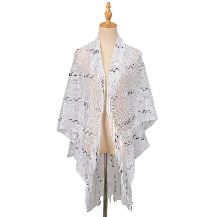 Multifunction Shawl Wrap for Women Long Tassels Scarf for Wedding Parties Cool Weather Fashion Shoulder Accessory білий
Multifunction Shawl Wrap for Women Long Tassels Scarf for Wedding Parties Cool Weather Fashion Shoulder Accessory білий