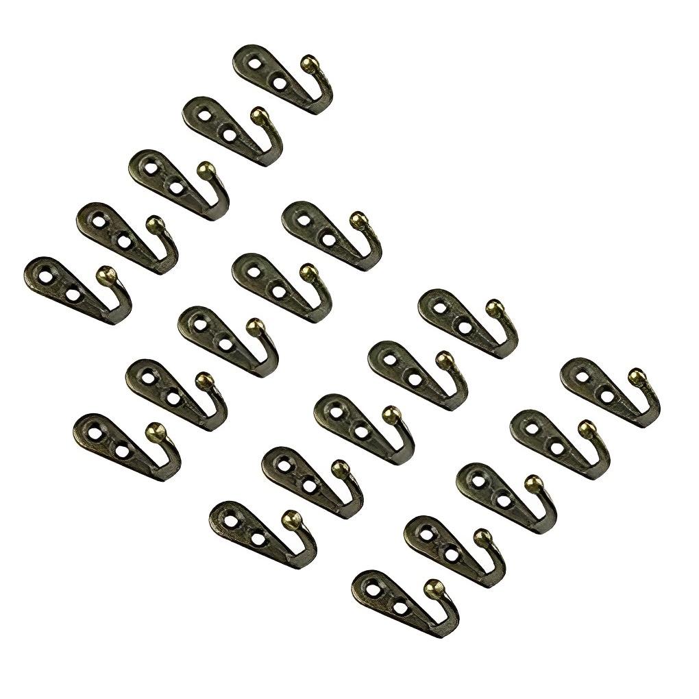 20 Pieces Clothes Hanger Wall Hat Coat Bag Storage Holder Zinc Alloy Robe Hook Bathroom Organizer Vintage Shelf
20 Pieces Clothes Hanger Wall Hat Coat Bag Storage Holder Zinc Alloy Robe Hook Bathroom Organizer Vintage Shelf