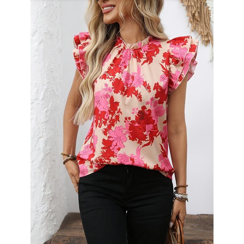 DAFIFY Женские модные повседневные летние весенние блузки и рубашки с цветочным узором и коротким рукавом с круглым вырезом XXL красный
DAFIFY Женские модные повседневные летние весенние блузки и рубашки с цветочным узором и коротким рукавом с круглым вырезом XXL красный