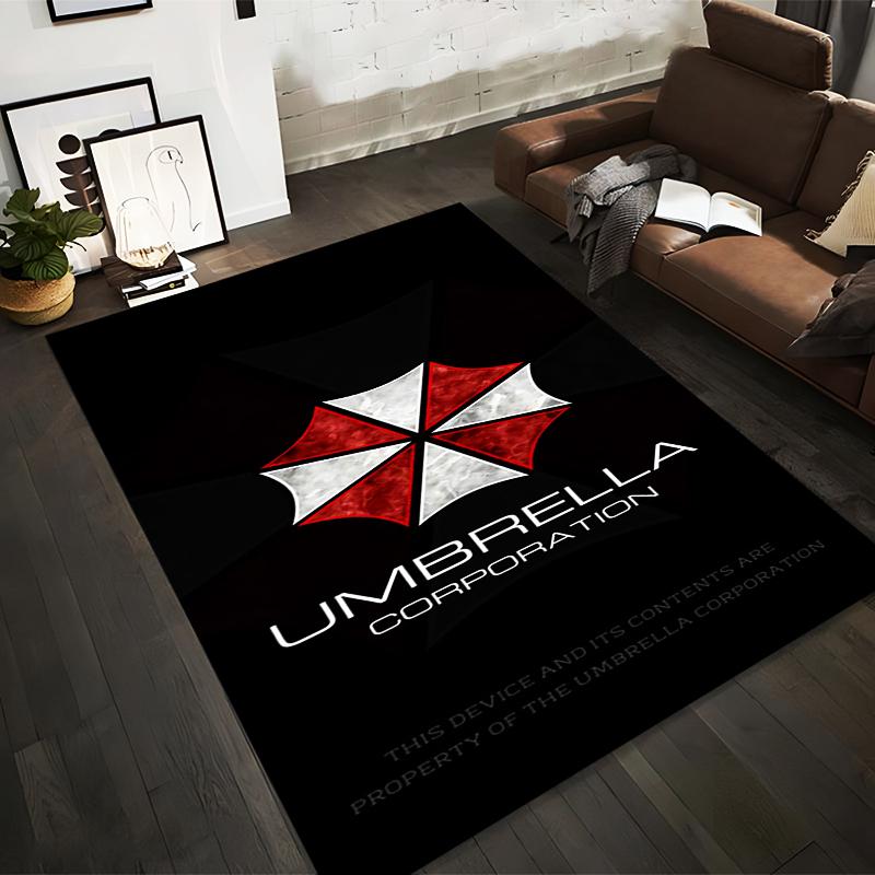 Umbrella Corporation Logo Carpet, Red and White Design, Black Background Suitable for use as an anti-slip for living room bedroom sofas 40x60cm( 15x23in )
Umbrella Corporation Logo Carpet, Red and White Design, Black Background Suitable for use as an anti-slip for living room bedroom sofas 40x60cm( 15x23in )