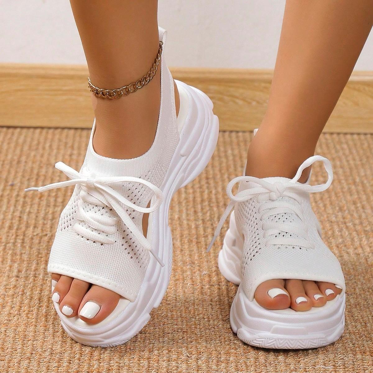 Женские сандалии Летние трендовые сетчатые туфли для женщин Босоножки на платформе со шнуровкой Открытые носки Пляжные повседневные босоножки на каблуке Sandalias De Mujer 40 белый
Женские сандалии Летние трендовые сетчатые туфли для женщин Босоножки на платформе со шнуровкой Открытые носки Пляжные повседневные босоножки на каблуке Sandalias De Mujer 40 белый