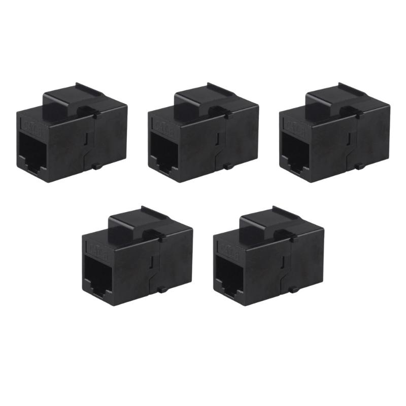 5Pcs Cat6 RJ45 Connector RJ45 Pass Through Connector Cat6 Connector Ethernet Plug End Female To Female Connector чорний
5Pcs Cat6 RJ45 Connector RJ45 Pass Through Connector Cat6 Connector Ethernet Plug End Female To Female Connector чорний