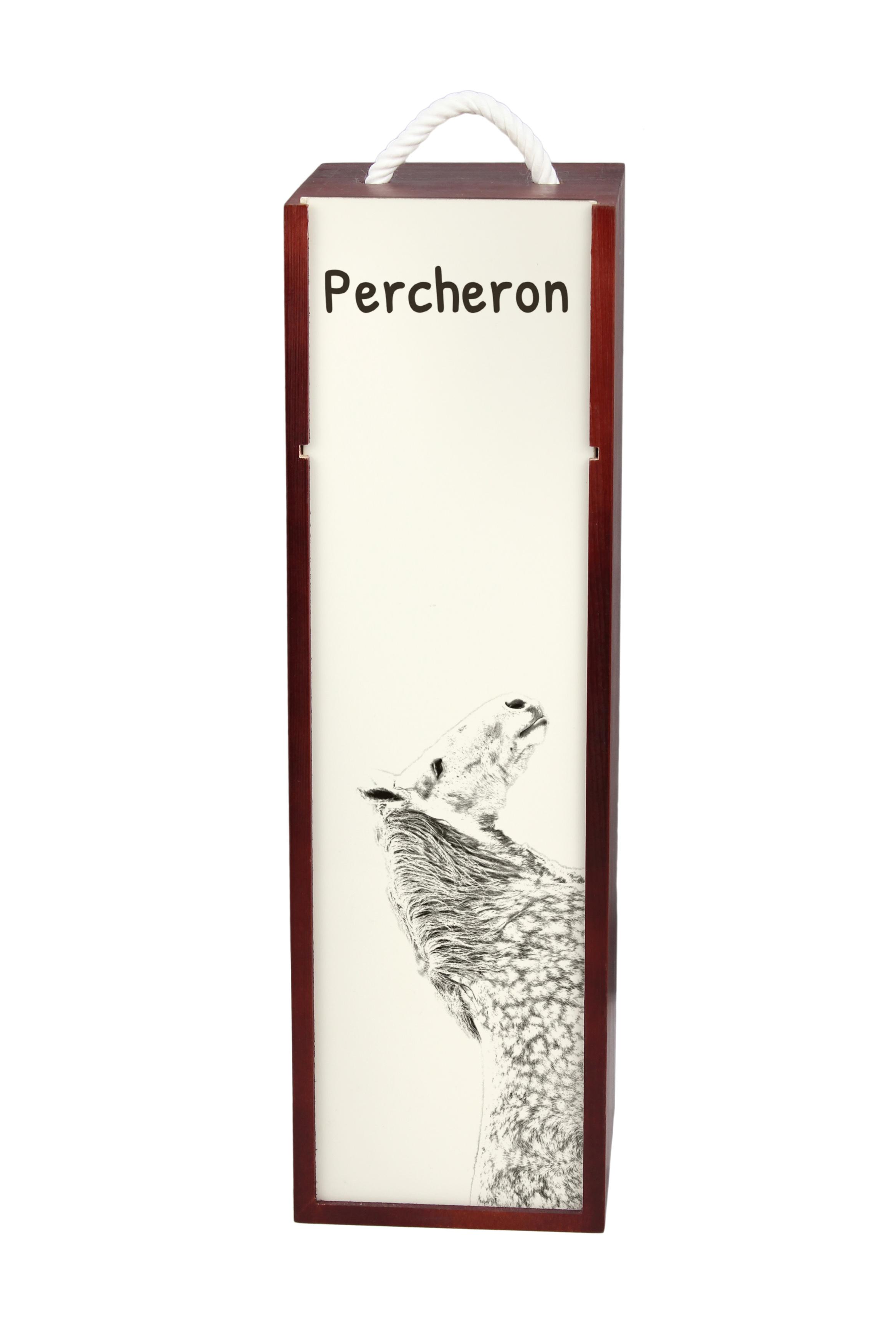Percheron - wine box with a horse, alcohol box with graphics, personalized gift box from the Art-Dog brand коричневий
Percheron - wine box with a horse, alcohol box with graphics, personalized gift box from the Art-Dog brand коричневий
