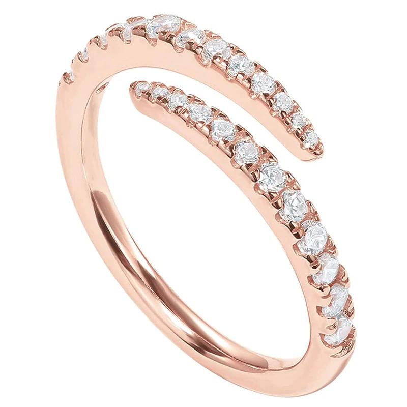 Huitan Trendy Circle Finger Rings for Women Dazzling CZ Statement Opening Adjustable Ring Daily Wear Stackable Accessory Zircon resizable
Huitan Trendy Circle Finger Rings for Women Dazzling CZ Statement Opening Adjustable Ring Daily Wear Stackable Accessory Zircon resizable