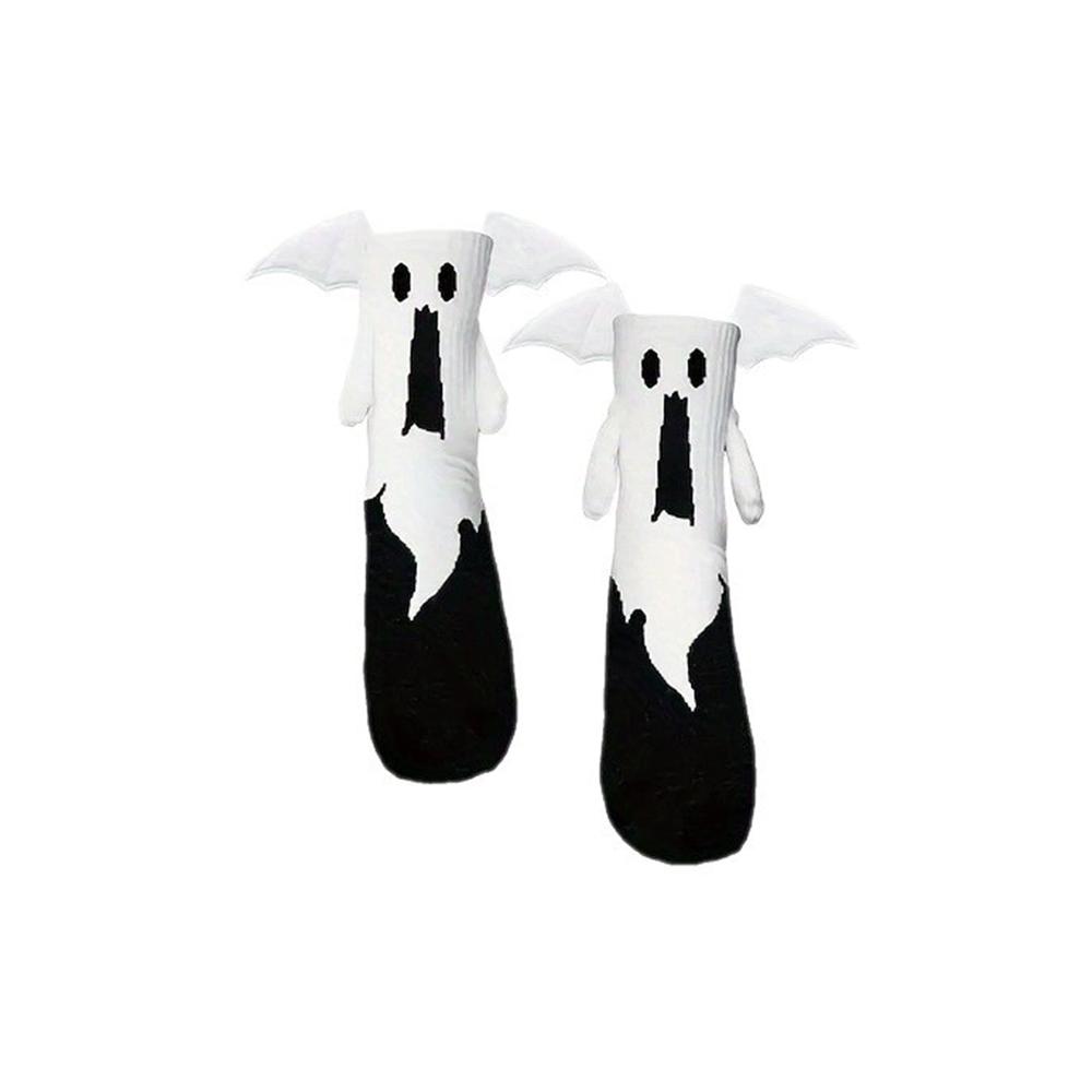 Halloween Hand In Hand Novelty Socks Spooky Magnetic Hand-Holding Hands Stockings Cute Bat Socks Mid-Calf Cotton Couple Socks One Size
Halloween Hand In Hand Novelty Socks Spooky Magnetic Hand-Holding Hands Stockings Cute Bat Socks Mid-Calf Cotton Couple Socks One Size