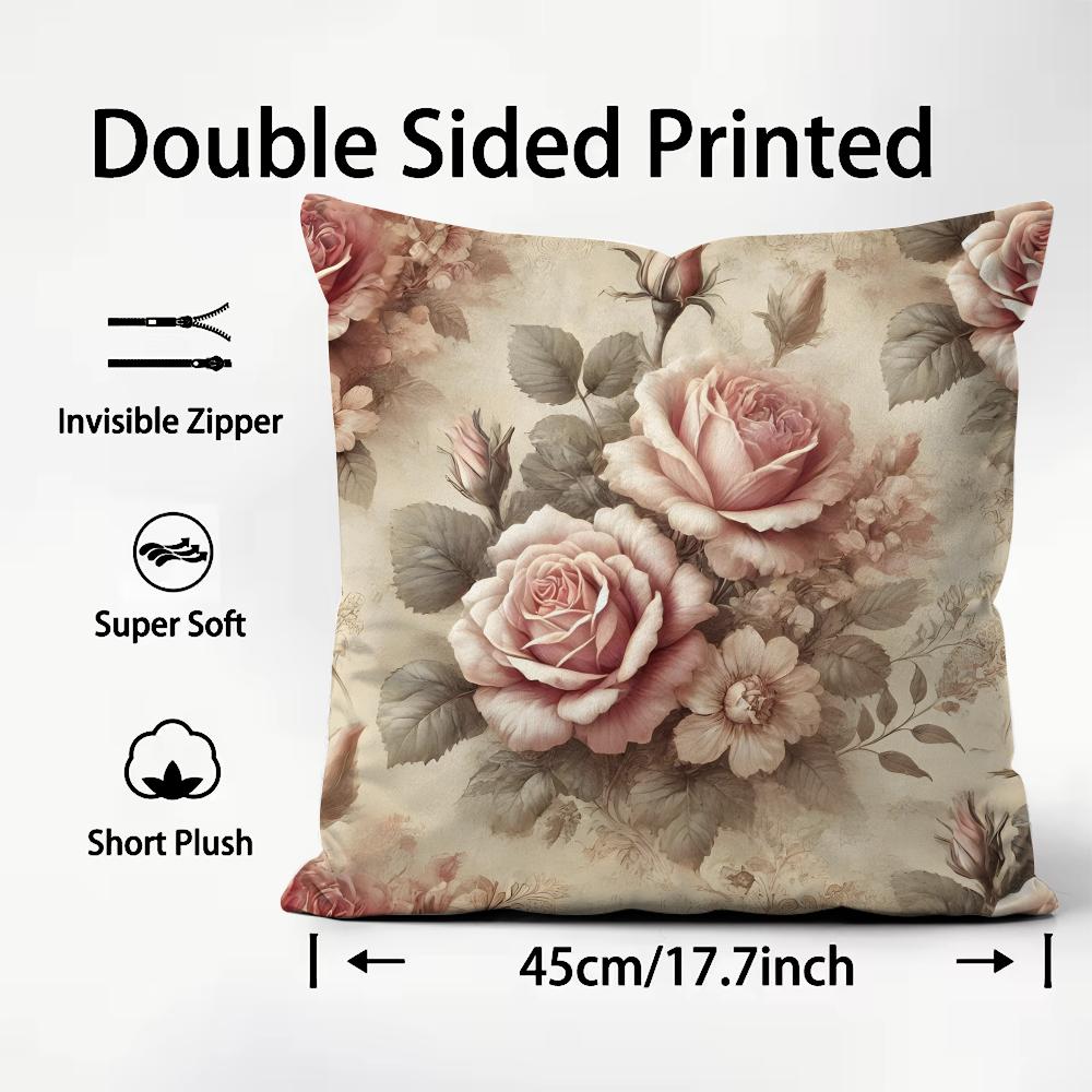 Rose Elegant Cushion Cover Plush Fabric Soft DoubleSided Printed Sofa Warm Winter Home Child Gift Pillow Case 30x30cm
Rose Elegant Cushion Cover Plush Fabric Soft DoubleSided Printed Sofa Warm Winter Home Child Gift Pillow Case 30x30cm