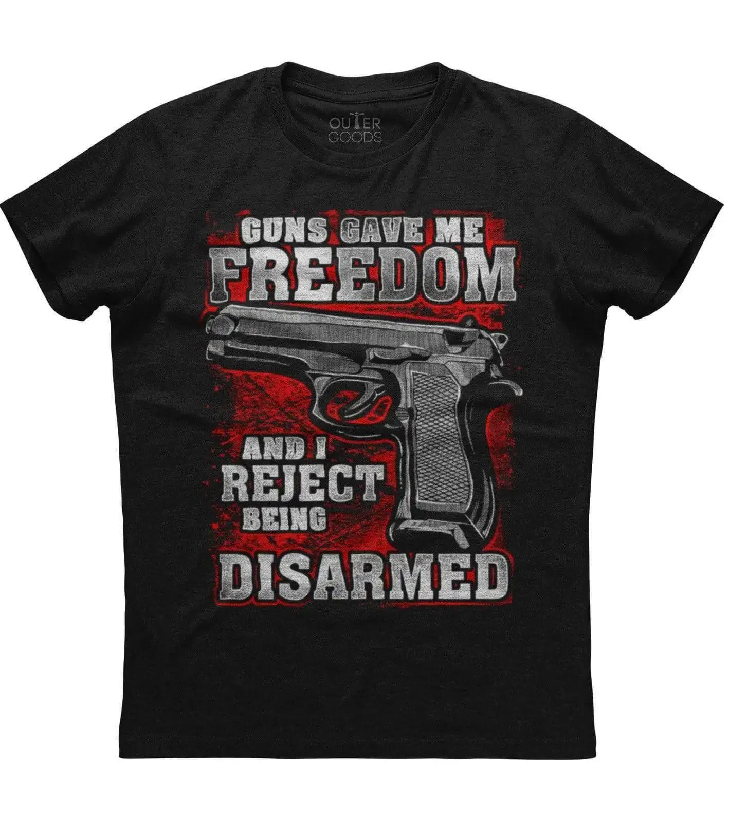 Gun Gave Me Freedom And I Reject Being Disarmed Mens Patriotic Black Tshirt 4XL
Gun Gave Me Freedom And I Reject Being Disarmed Mens Patriotic Black Tshirt 4XL