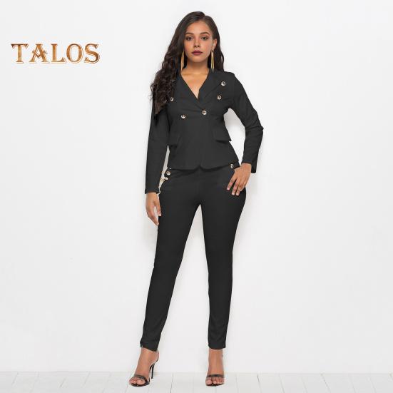 Комплект из 2 предметов: женское пальто и брюки, отложной воротник, застежка на пуговицы, длинные рукава, куртка, облегающие однотонные брюки, повседневная одежда для поездок на работу S белый
Комплект из 2 предметов: женское пальто и брюки, отложной воротник, застежка на пуговицы, длинные рукава, куртка, облегающие однотонные брюки, повседневная одежда для поездок на работу S белый