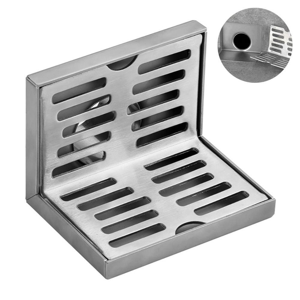 for 50 Pipe Side Drainage 304 Stainless Steel Wall Drain Durable Corner Floor Drain Shower Room Only Drain
for 50 Pipe Side Drainage 304 Stainless Steel Wall Drain Durable Corner Floor Drain Shower Room Only Drain