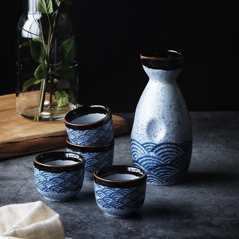 ANTOWALL Japanese Style Hip Flask Sake Wine Warm Chinese Wine Set Home Ceramic Sake Wine Set
ANTOWALL Japanese Style Hip Flask Sake Wine Warm Chinese Wine Set Home Ceramic Sake Wine Set