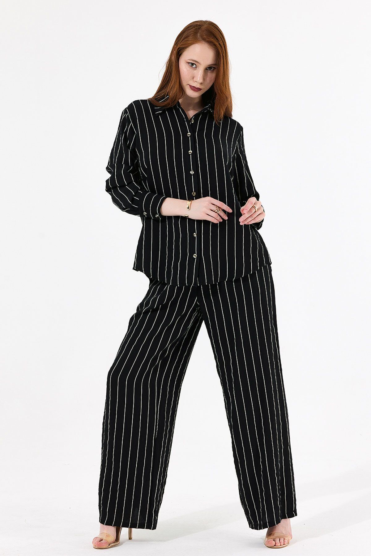 Women s Style Plus Size Pants Elastic Waist Side Pocket Lace Up Slim Striped Viscose Trousers Black M
Women s Style Plus Size Pants Elastic Waist Side Pocket Lace Up Slim Striped Viscose Trousers Black M