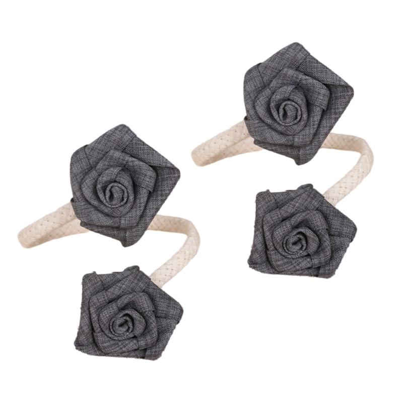 2Pack Adjustable Curtain Tiebacks Rustics Cloth Rope and Cloth Flower Holders Holdbacks for Window Drapes Decorations темно-сірий колір
2Pack Adjustable Curtain Tiebacks Rustics Cloth Rope and Cloth Flower Holders Holdbacks for Window Drapes Decorations темно-сірий колір
