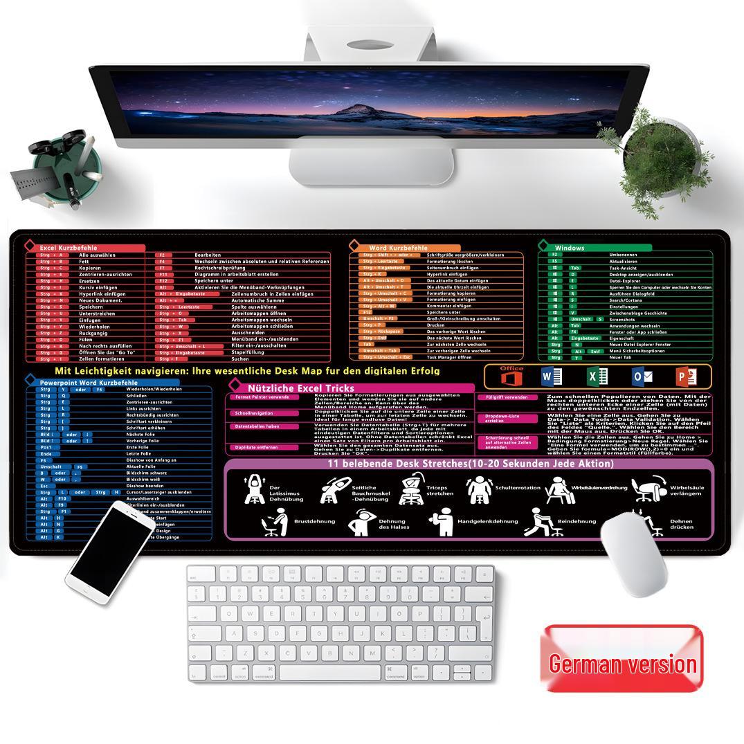 Custom Large Non-Slip European and American Office & Gaming Mouse Pad 300*600*2mm
Custom Large Non-Slip European and American Office & Gaming Mouse Pad 300*600*2mm
