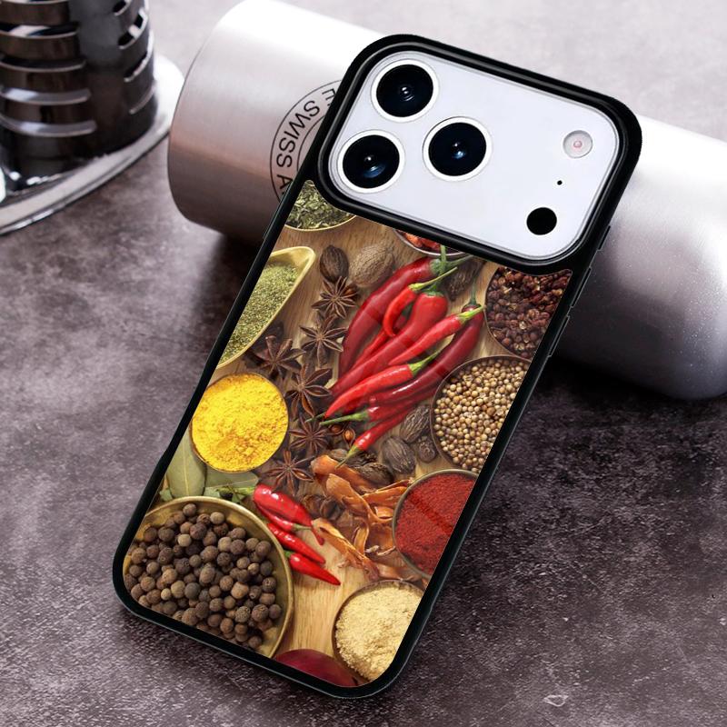 Cooking Chef Spices Seasoning Phone Case For iPhone 17 16 15 14 13 12 11 Pro Max Plus 17Air Soft Silicone Cover iPhone 14 Plus
Cooking Chef Spices Seasoning Phone Case For iPhone 17 16 15 14 13 12 11 Pro Max Plus 17Air Soft Silicone Cover iPhone 14 Plus