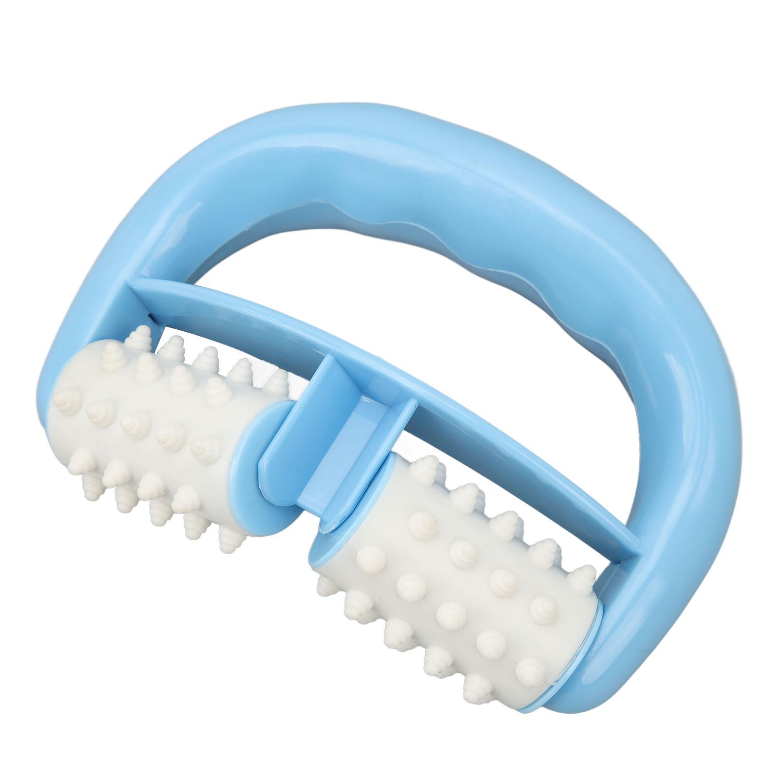Manual Round Handle 2 Wheels Muscle Relaxation Reduce Pain V Shape Handheld Roller Massager for Legs Arms Back
Manual Round Handle 2 Wheels Muscle Relaxation Reduce Pain V Shape Handheld Roller Massager for Legs Arms Back